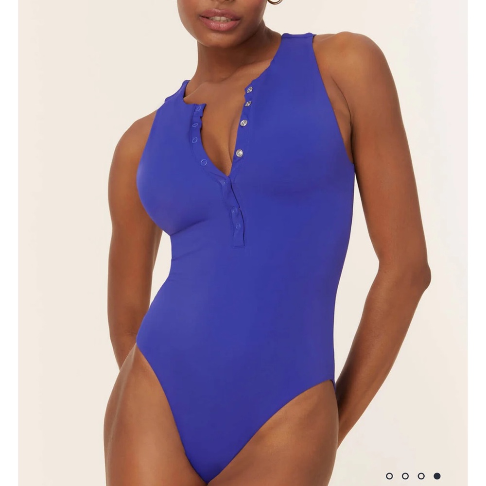 Andie Swim Blue Malibu One Piece Size S